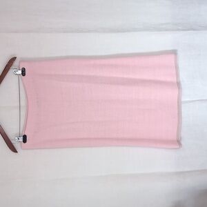 Vintage Garan by Marita Pastel Pink Knit Midi Skirt Size Medium